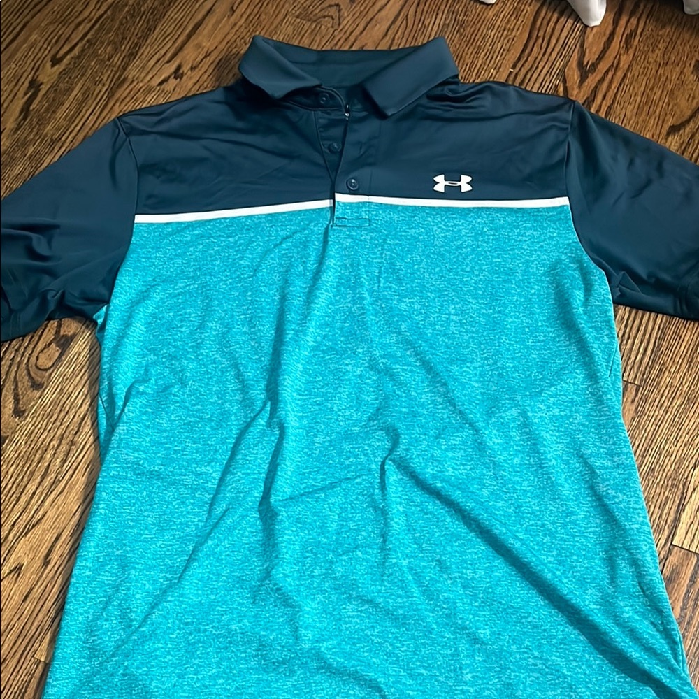 Under Armour Teal Polo Shirt